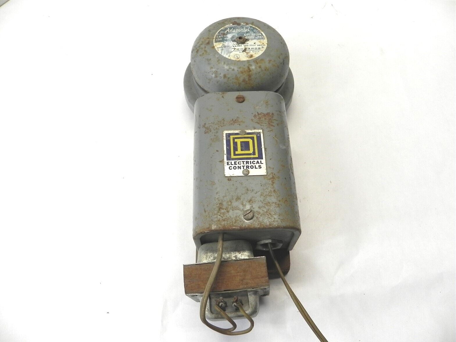 VINTAGE EDWARDS NO.340 ALARM SIGNALLING BELL ASSEMBLY TESTED WORKING WITH PLUG  