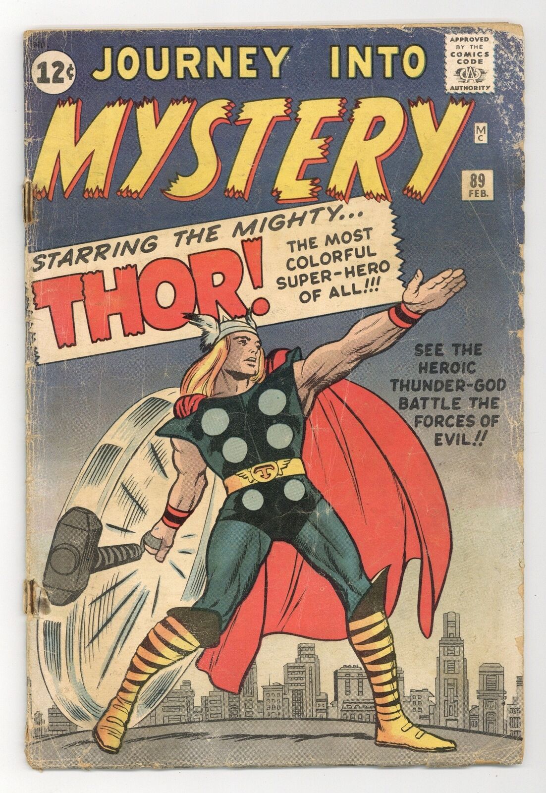 Thor Journey Into Mystery #89 GD- 1.8 1963
