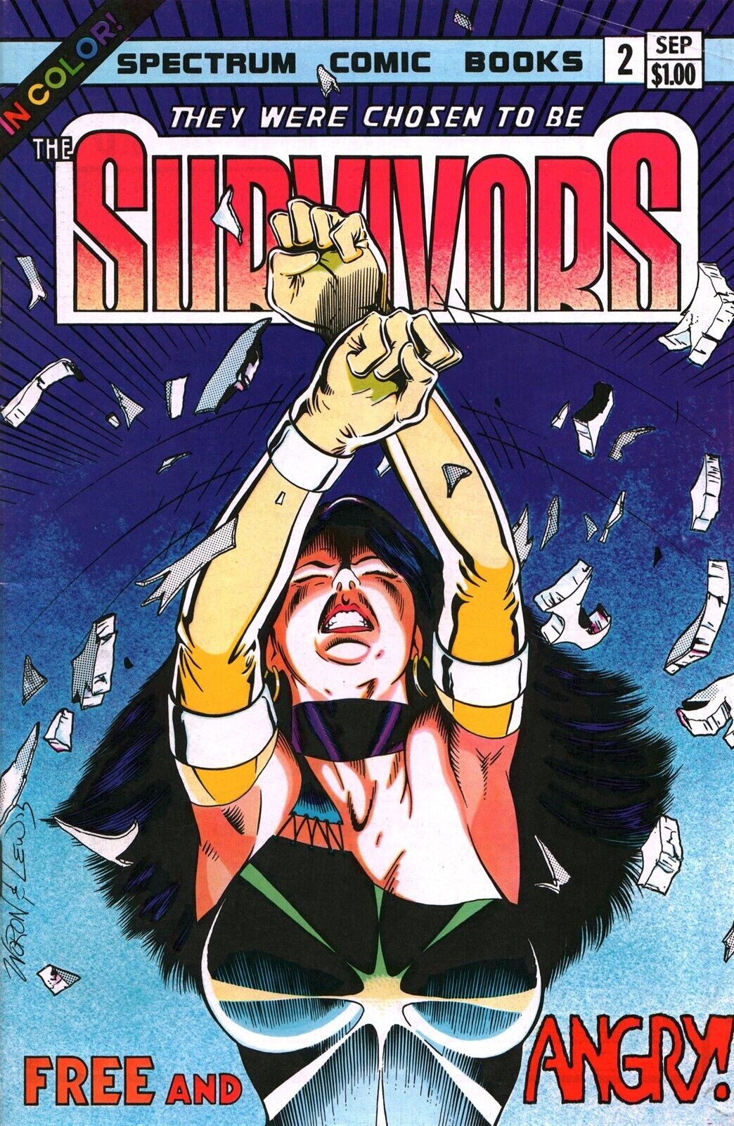 Spectrum Comics They Were Chosen to be The Survivors Comic Book #2 (1983)