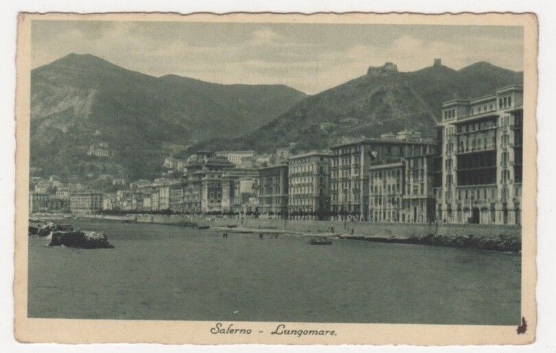Salerno, Lungomare Italy Postcard US101