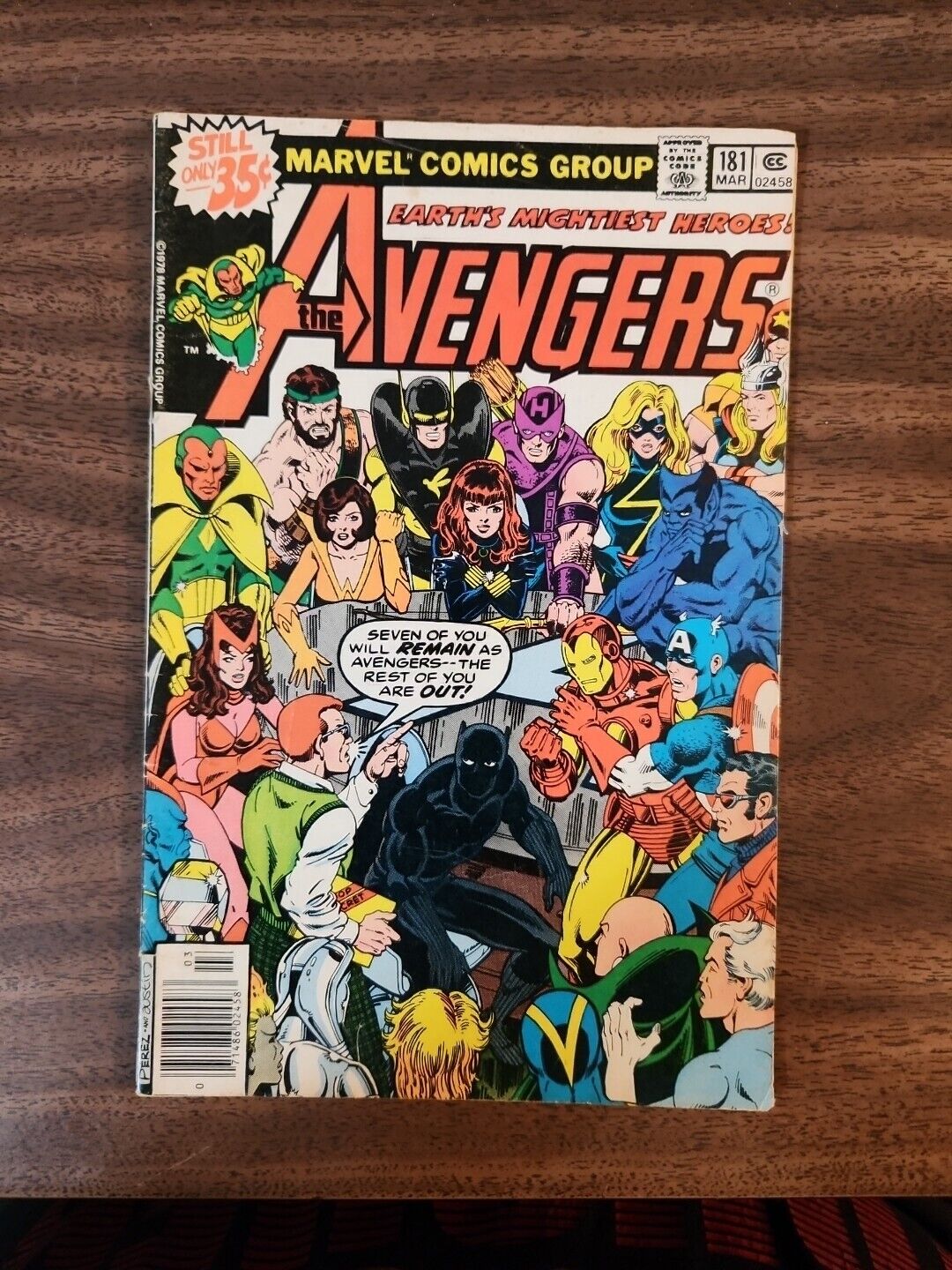Avengers #181 Marvel 1979 Bronze Age 1st Appearance Scott Lang Ant-Man NEWSSTAND