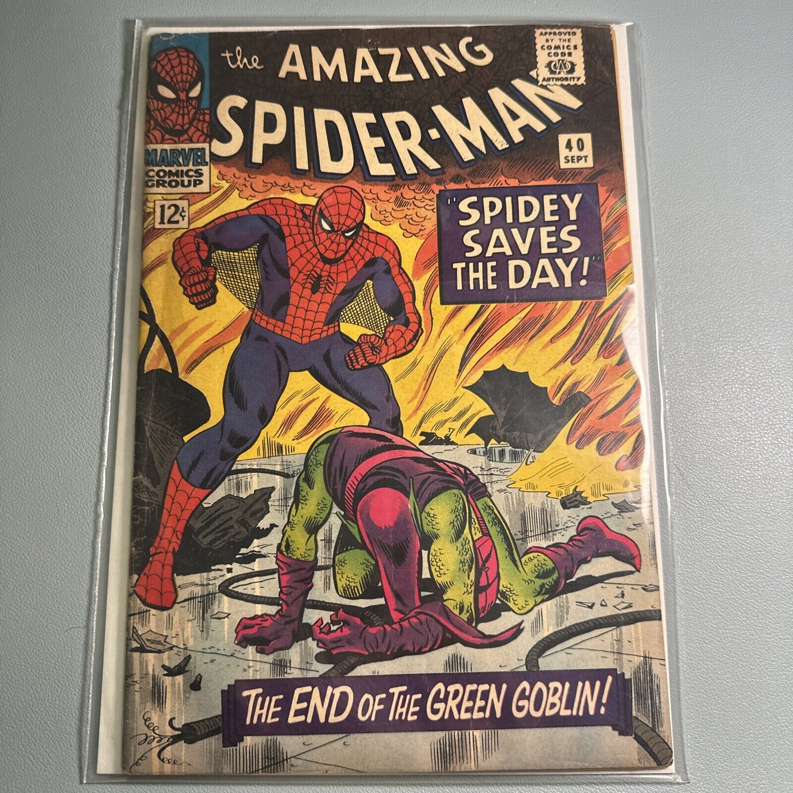 Amazing Spider-Man #40 (1966) - John Romita Cover Green Goblin