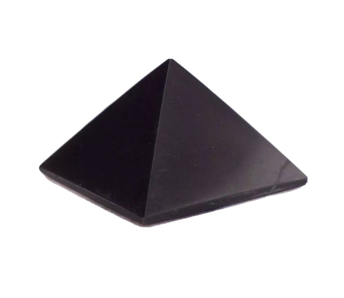 Shungite Pyramid 5cm, 4G 5G EMF and Radiation Protection & Healing