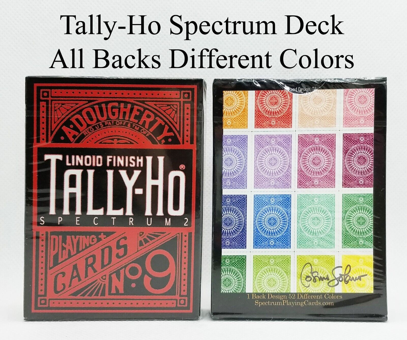 Tally-Ho Spectrum Deck of Playing Cards -