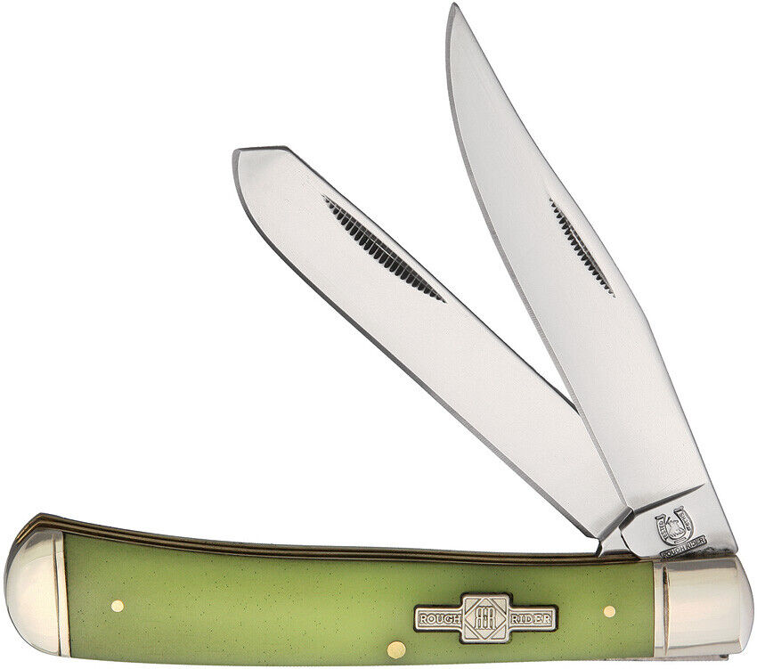Rough Rider Moon Glow in the Dark Trapper Stainless Folding Blade Knife 1425