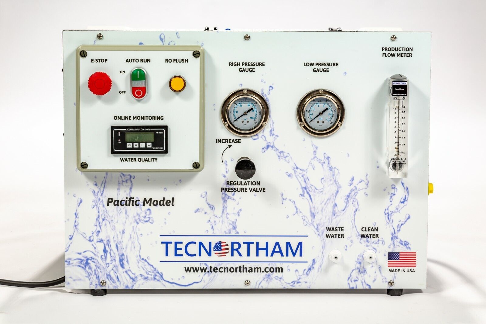 Seawater Desalination Machine-300GPD Watermaker-Reverse Osmosis: Boat/Yacht/Well