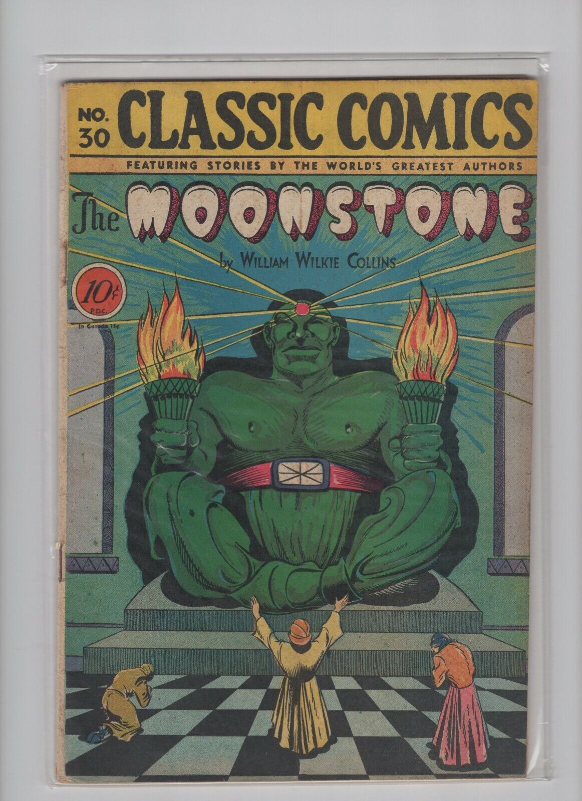 Classic Comics #30. The Moonstone HRN 30, a VERY FINE Collectible.