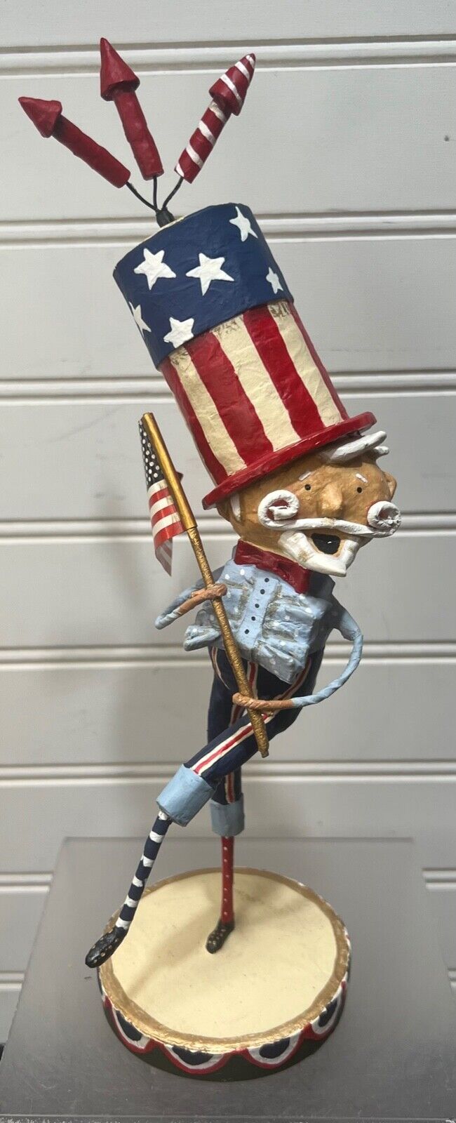 Lori Mitchell Bandstand Sam Patriotic 4th Of July figurine