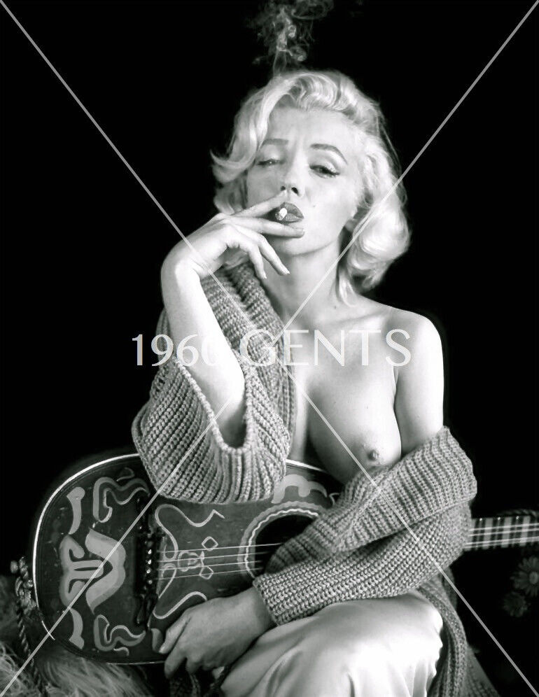 1950s Photo Print Blonde Playboy Soft Focus Marilyn Monroe Artistic RARE MM32