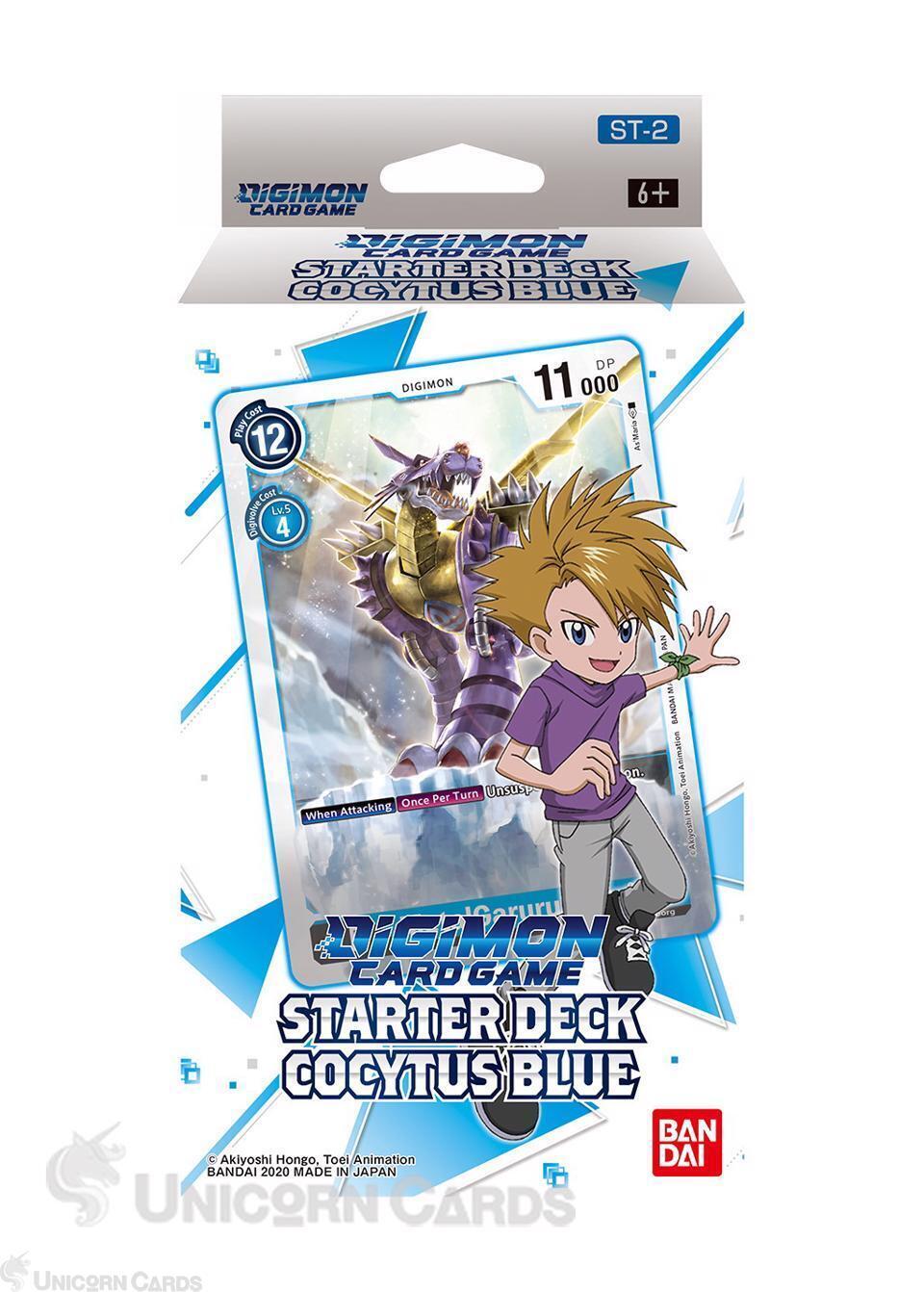 Digimon Card Game :: Starter Deck Cocytus Blue ST-2 ::