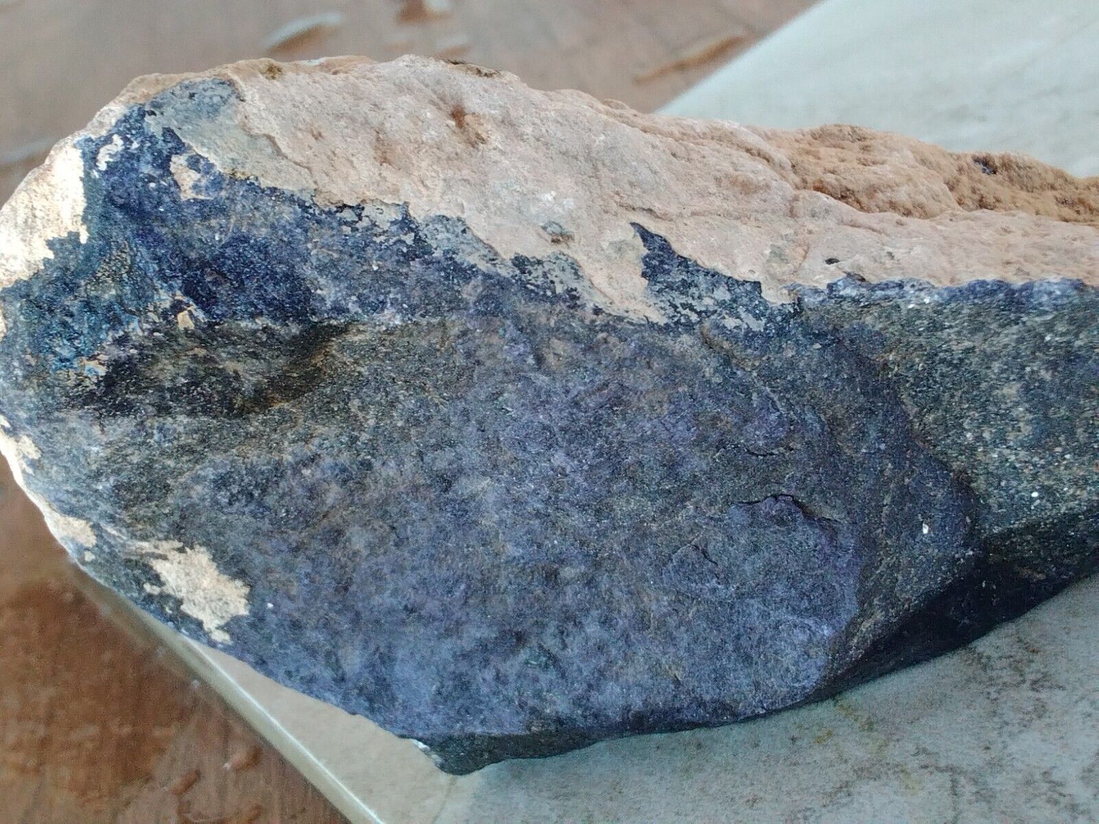 Rough Blue Sodalite Specimen Display Or Lapidary Potential 