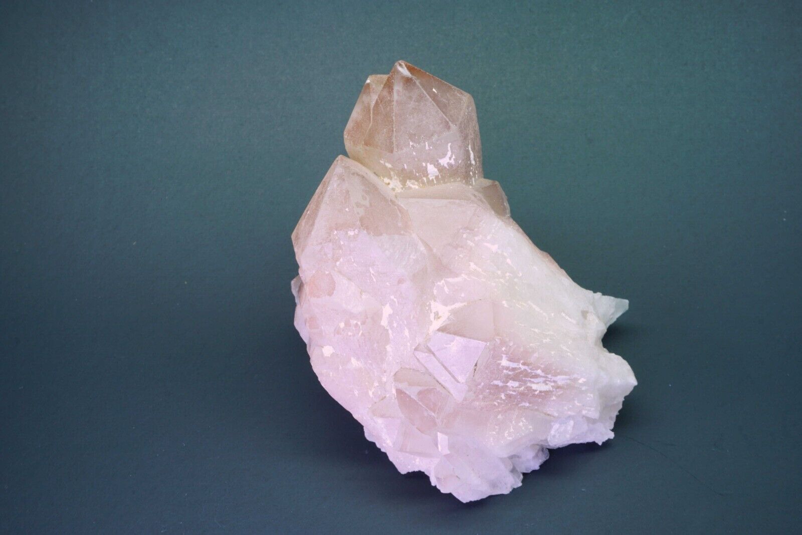 Candle Quartz Crystal Cluster w/ Lithium Inclusions 1Lb 1.5 Oz Natural Specimen