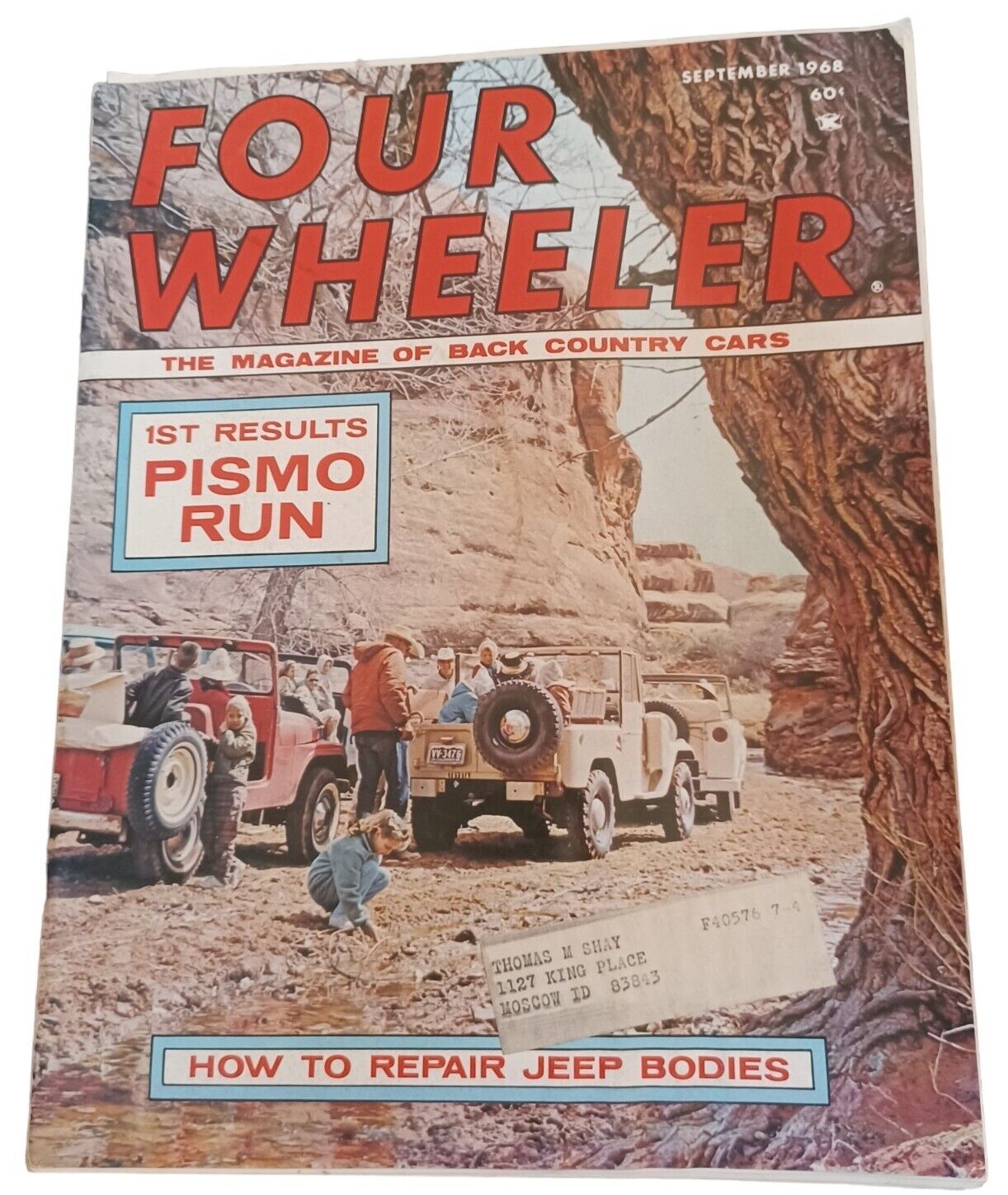Four Wheeler Magazine September 1968 Jeep Body Repair Pismo Run 1200 Travelall