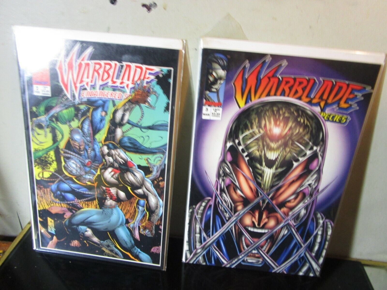 Warblade: Endangered Species #2-3 LOT 1995, Image Comics BAGGED BOARDED