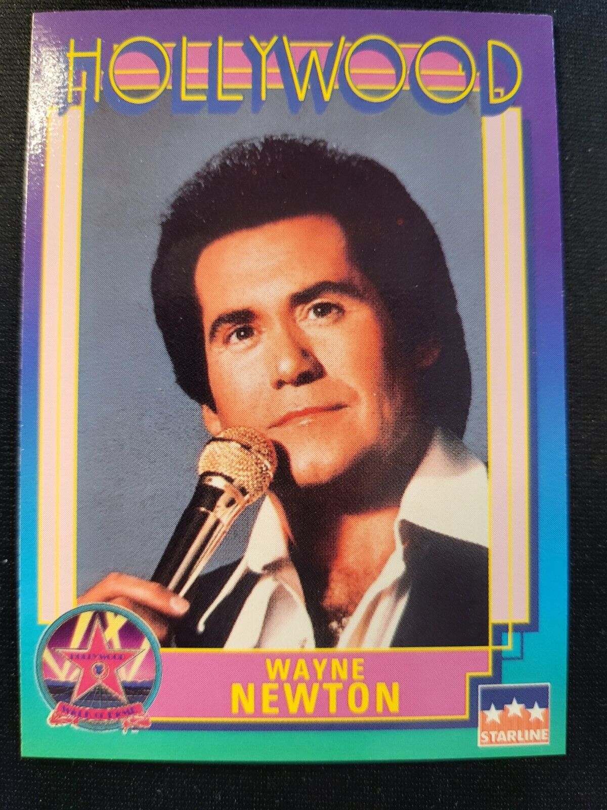 1991 Starline Wayne Newton Hollywood Walk Of Fame Trading Card 208