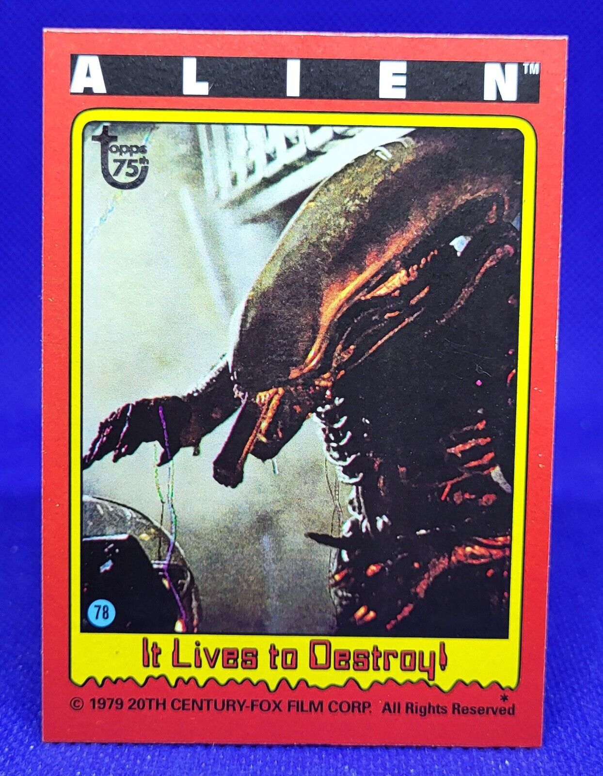 2013 Topps 75th Anniversary: 1979 It Lives to Destroy \