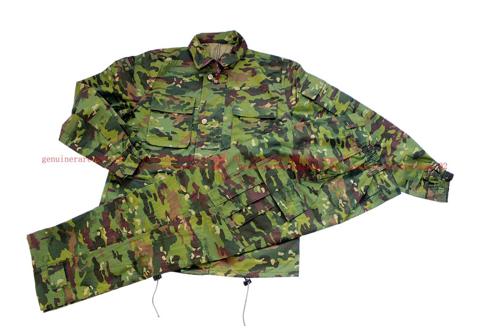 Rare Genuine China PLA Sample Test Tropical Jungle MTP OCP Camo Uniform BDU
