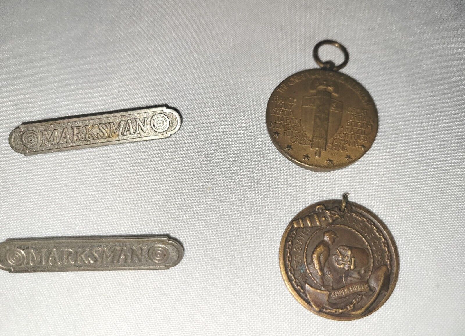 4 WWI Items 1 Is World War One The Great War For Civilization Bronze Victory 