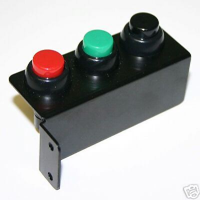 TEST SWITCH FOR ARCADE WITH 3 BUTTONS AND BRACKET