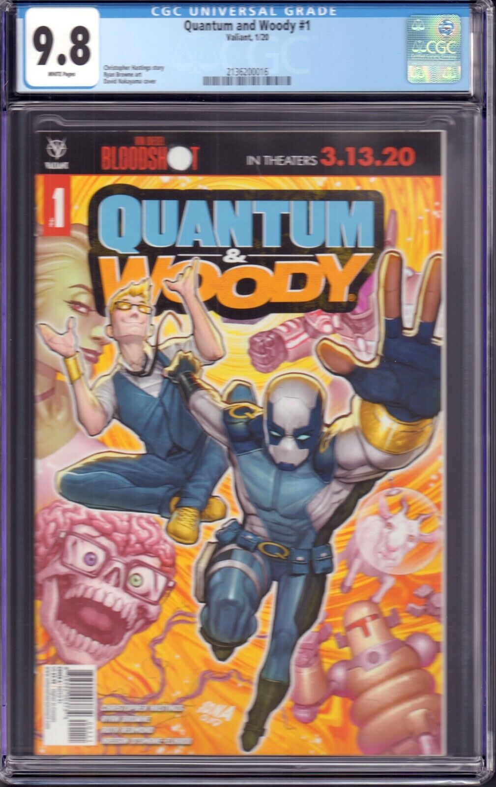 Quantum and Woody #1 (Valiant, 2020) CGC 9.8