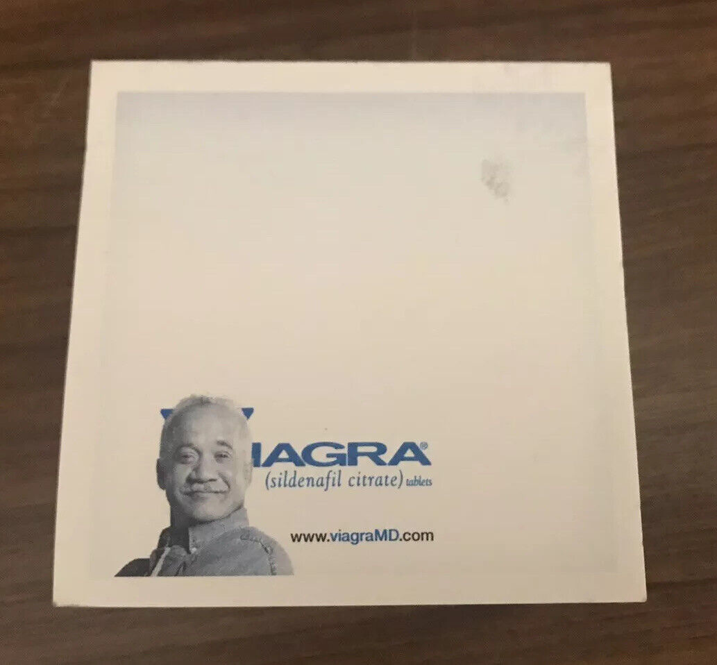 Pharmaceutical drug rep promo Giveaway Notepad Viagra Advertising Gag Guy Gift