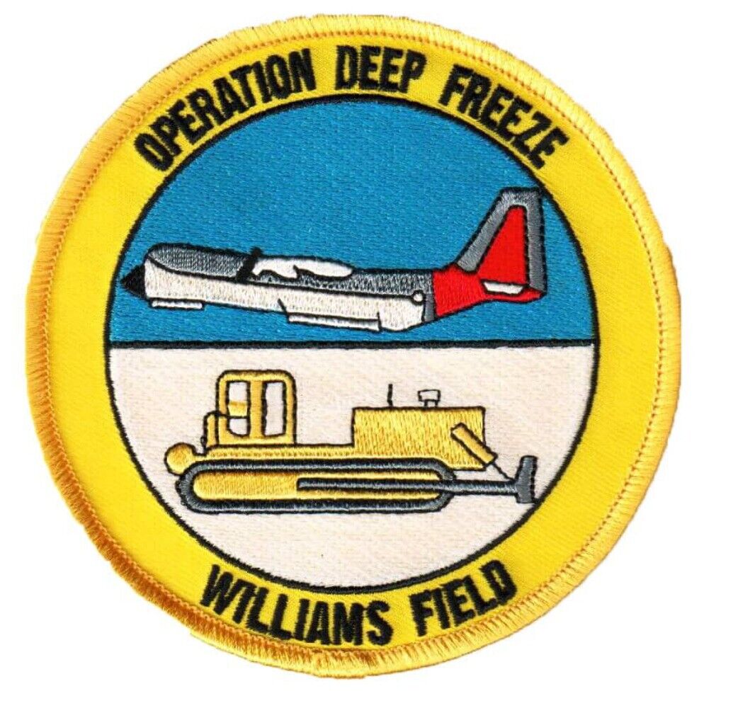 Operation Deep Freeze Williams Fields Patch – Plastic Backing