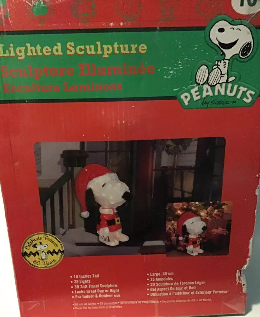 Snoopy 18 Inch Light Sculpture IN BOX