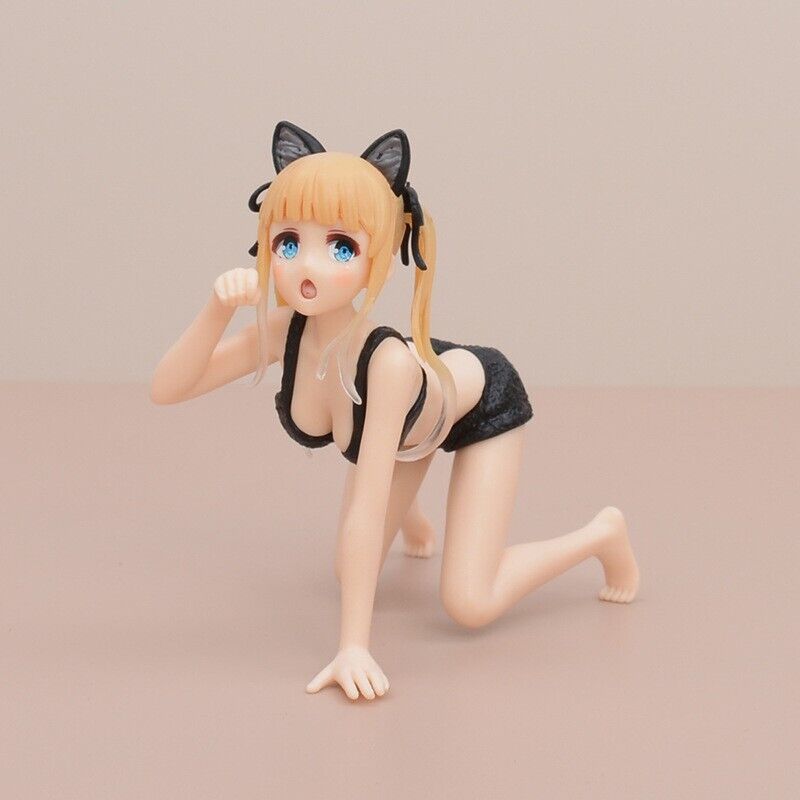 Anime Hentai Cute Cat Girl PVC Action Figure Collectible Doll Toy 12cm No Box