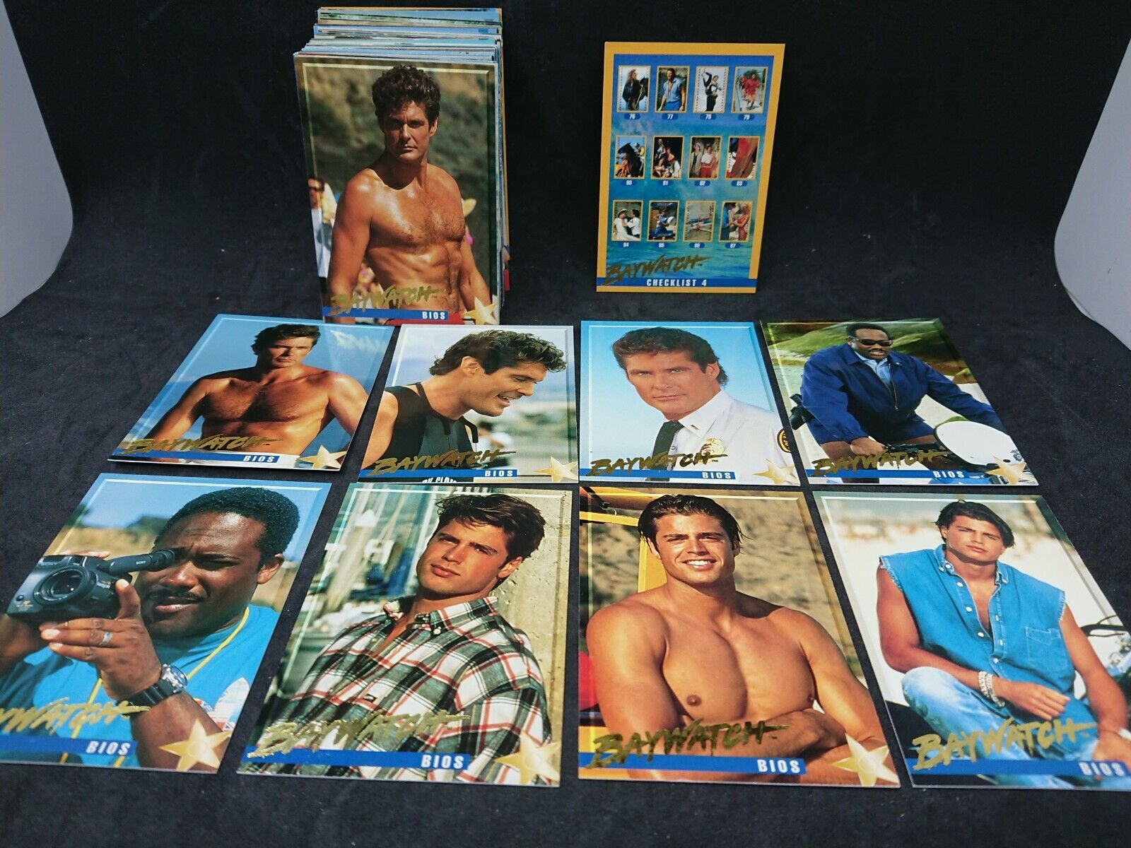 BAYWATCH 1995 SPORTS TIME COMPLETE BASE CARD SET OF 100 TV DAVID HASSELHOFF