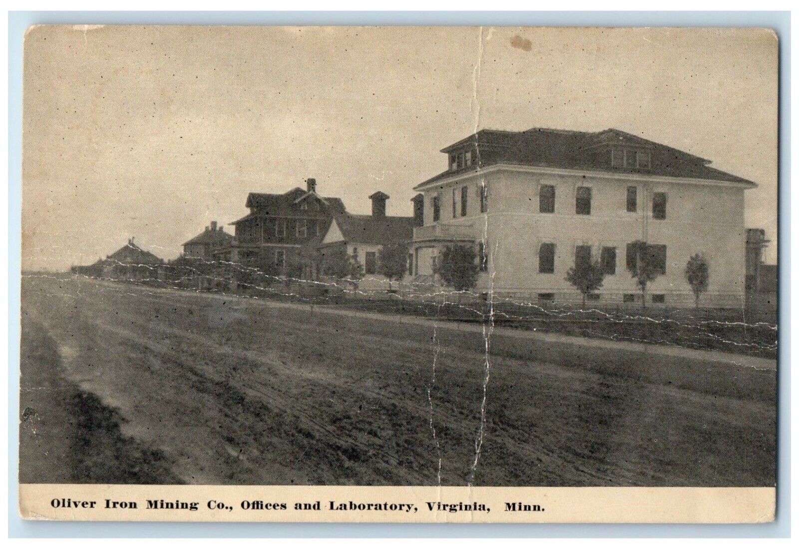 Oliver Iron Mining Co. Offices And Laboratory Virginia Minnesota MN Postcard