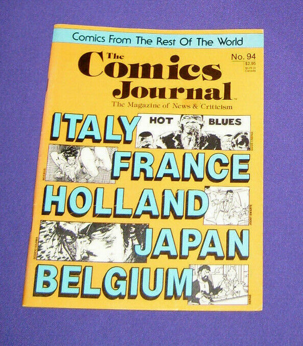The Comics Journal No. 94 (October 1984) Comics Around the World, Japan, Italy