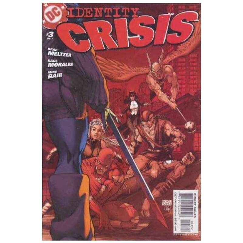 Identity Crisis #3 2nd printing in Very Fine condition. DC comics [k}