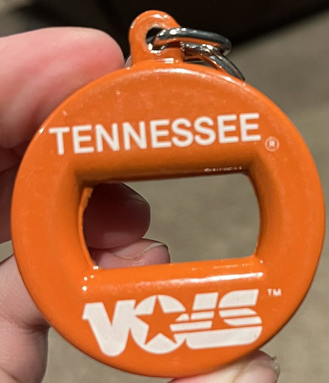 Vintage 1990's Tennessee Vols Bev Key 3 In 1 Bottle Or Can Opener Keychain