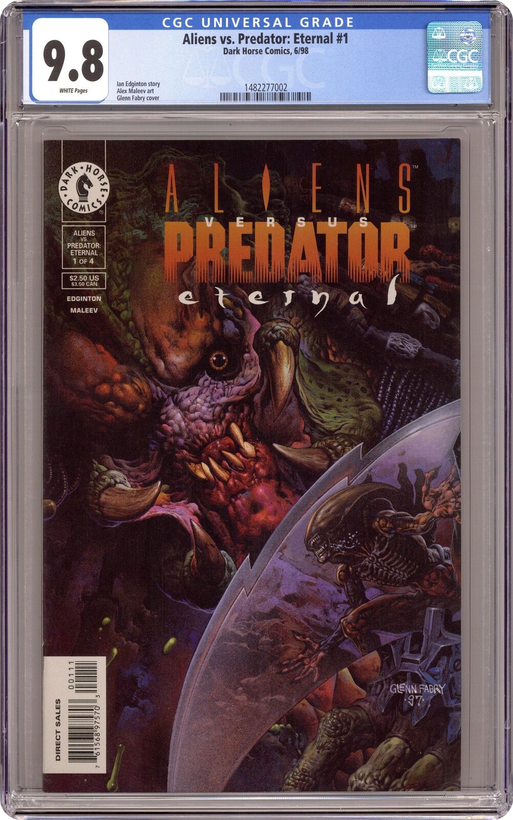 Aliens vs. Predator Eternal #1 CGC 9.8 1998 1482277002