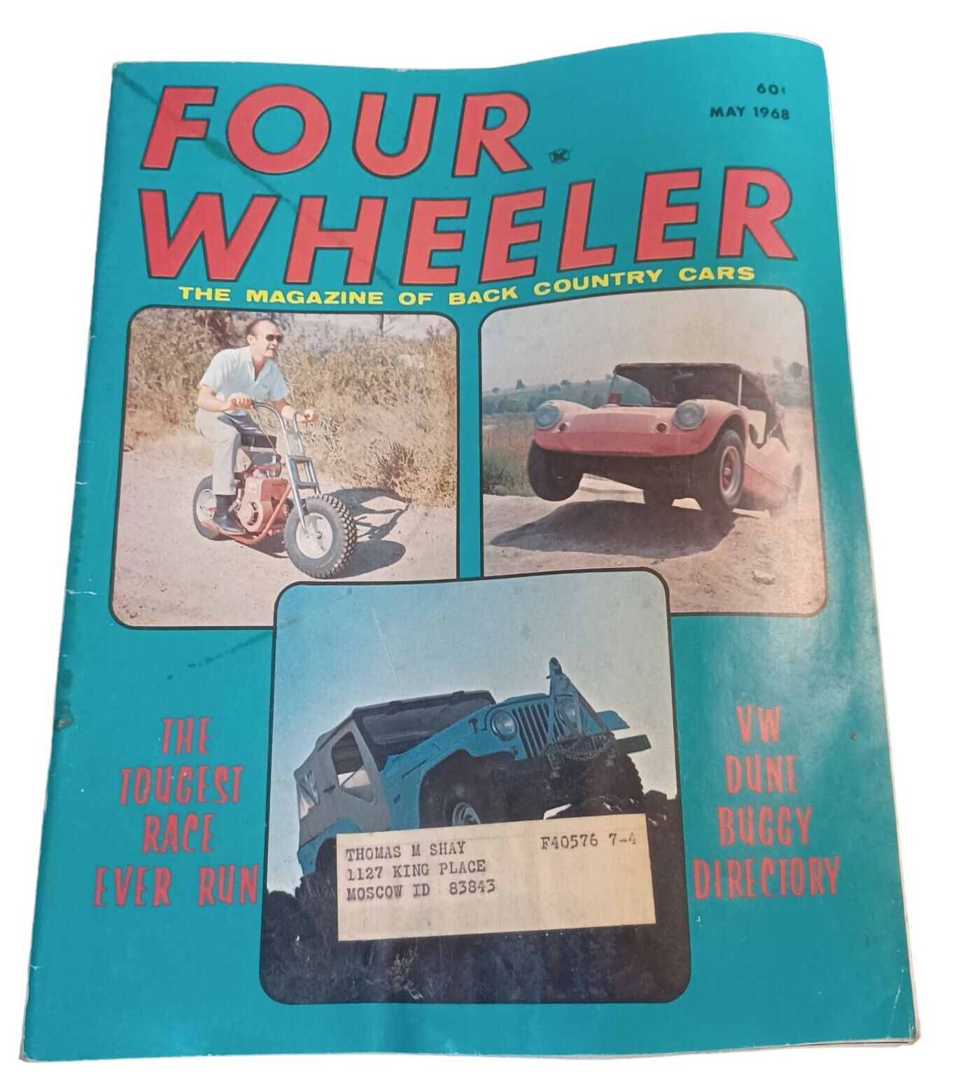 Four Wheeler Magazine May 1968 Dune Buggy Directory M-38 International '68