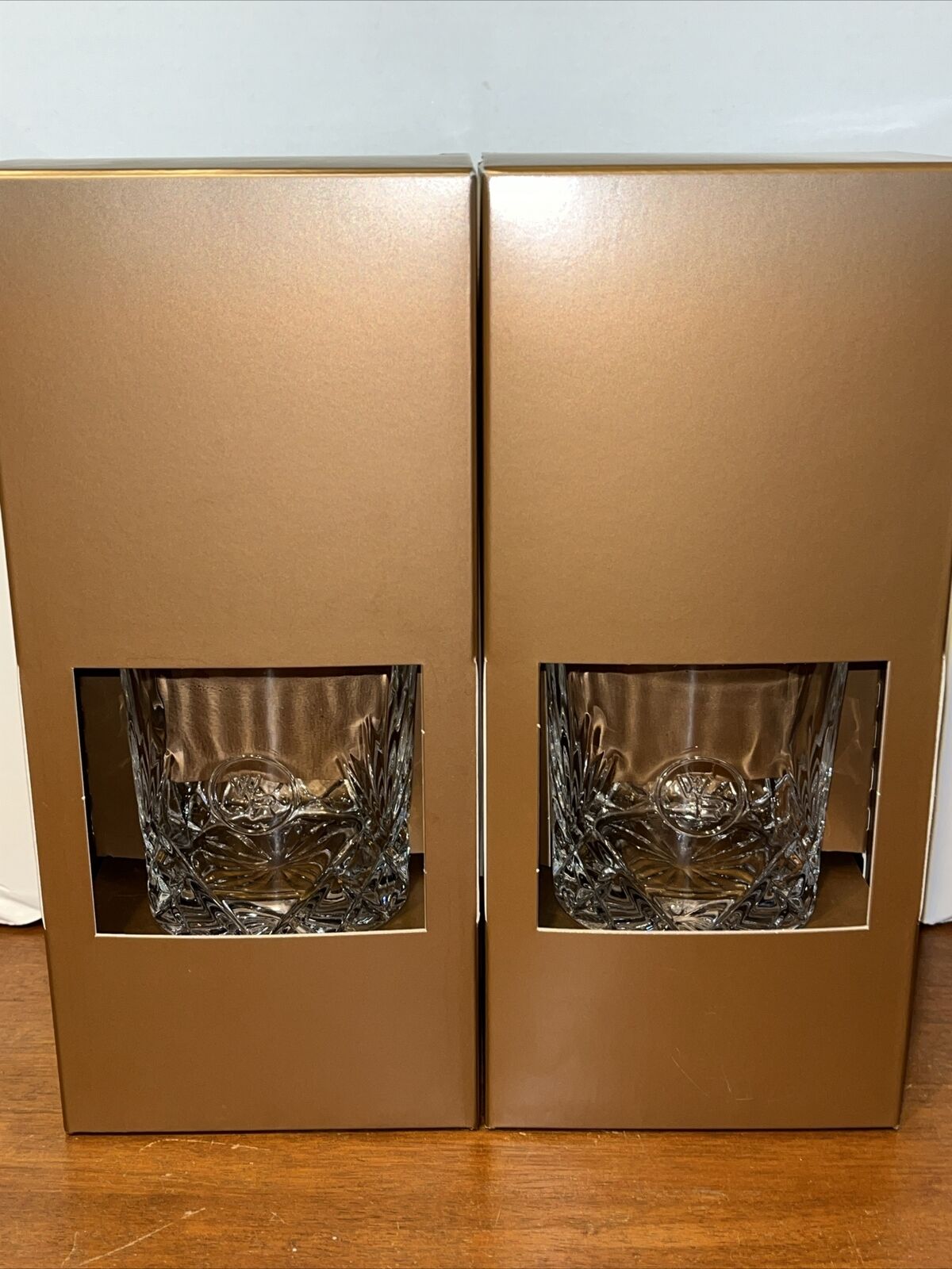 Glencairn WR Woodford Reserve Bourbon Whiskey Crystal Glasses Lowball New
