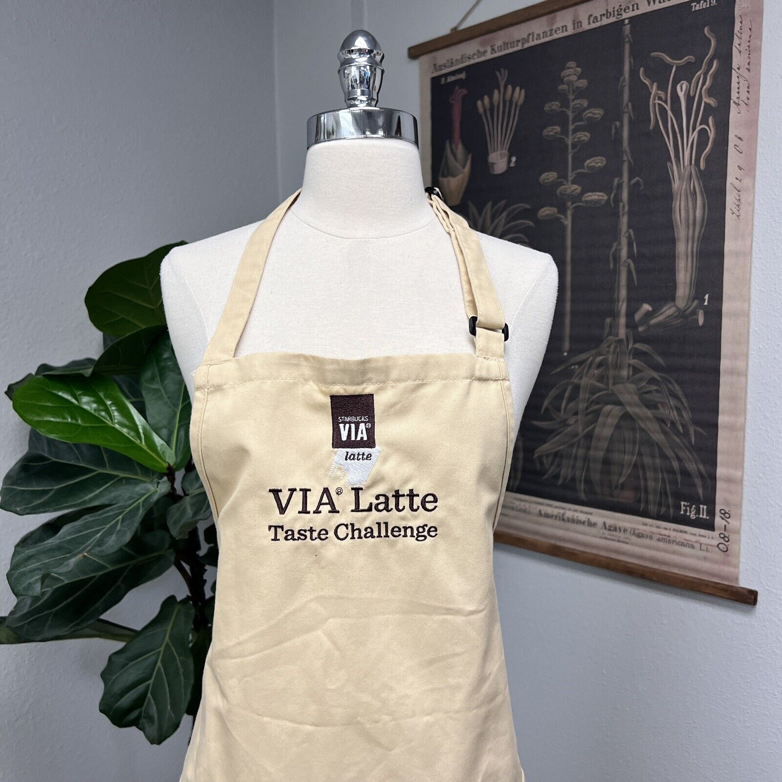 Starbucks Via  Latte Taste Challenge Apron Rare