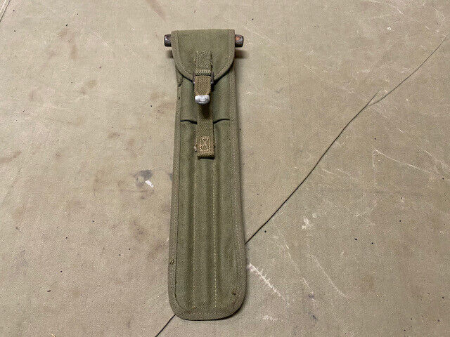 ORIGINAL WWII US M1942 M1 GARAND RIFLE CLEANING ROD CARRY CASE & CONTENTS