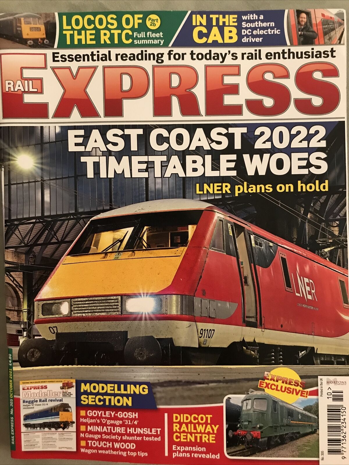 Rail Express Magazine Issue No 305 October 2021 Current Issue