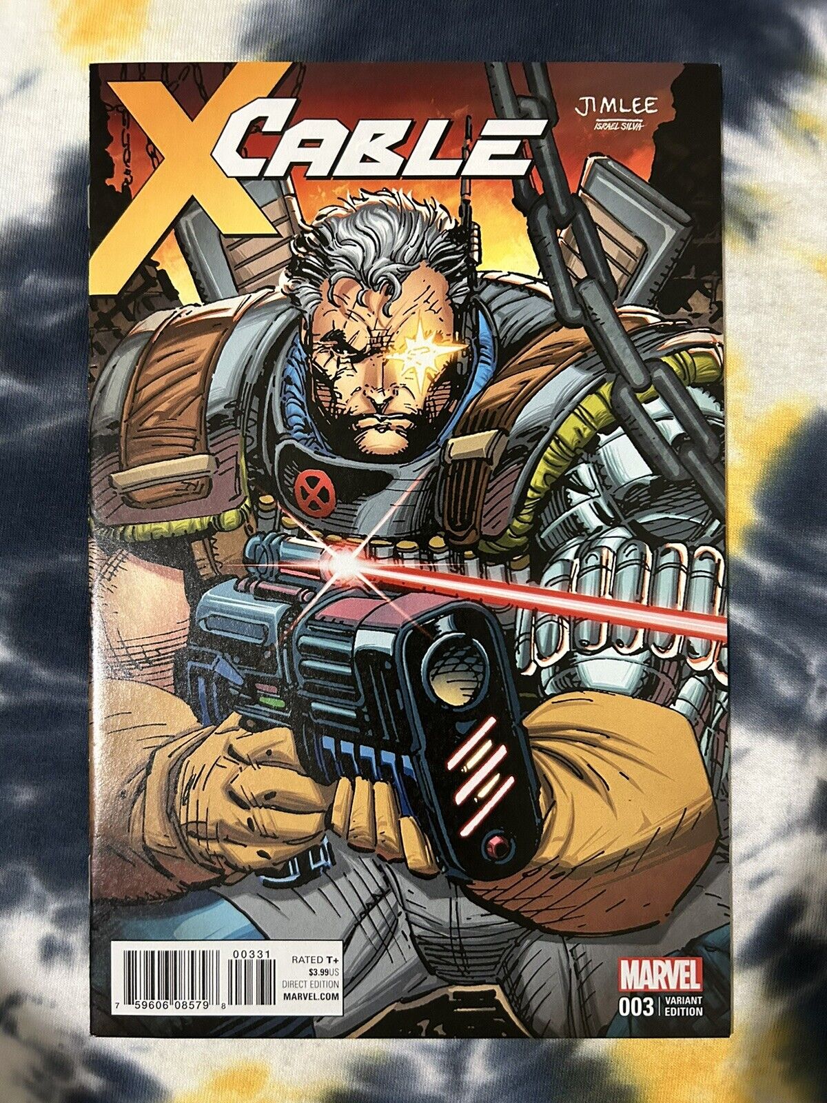 CABLE #3 Jim Lee X-Men cover (2015) Marvel Comics / NM