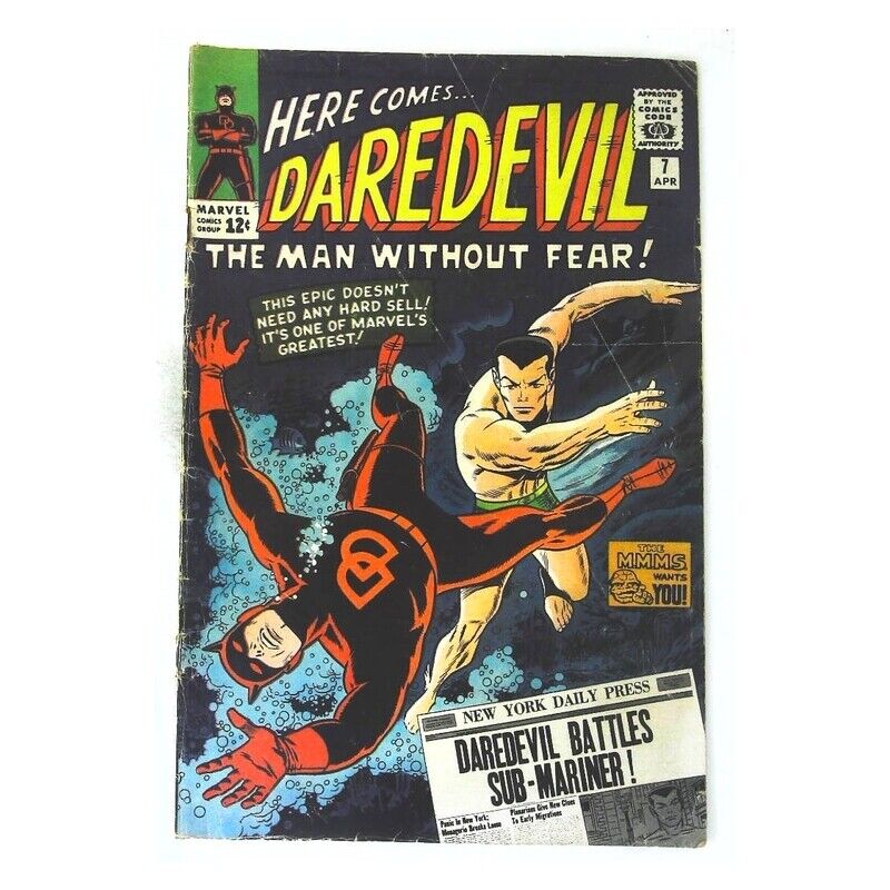 Daredevil (1964 series) #7 in Very Good + condition. Marvel comics [t|