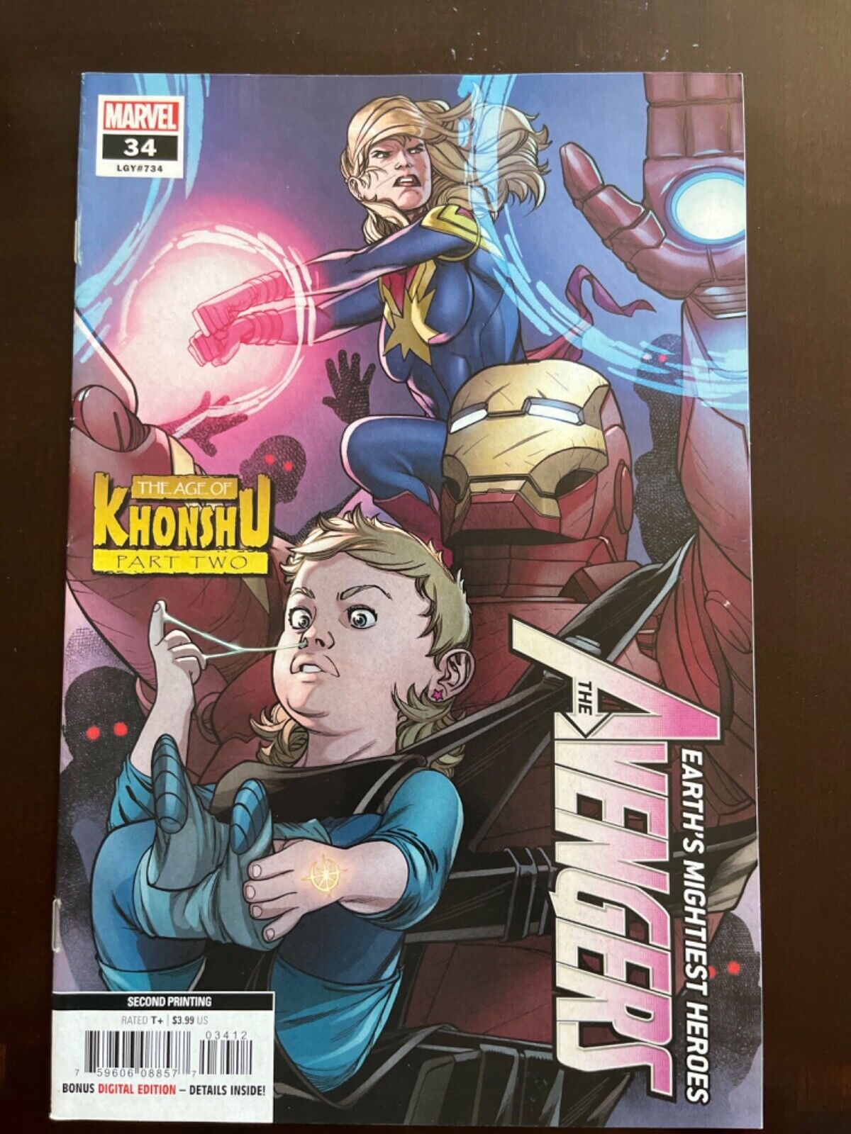 Avengers #34 Vol. 8 (Marvel, 2020) Javier Garron 2nd Printing Variant, VF