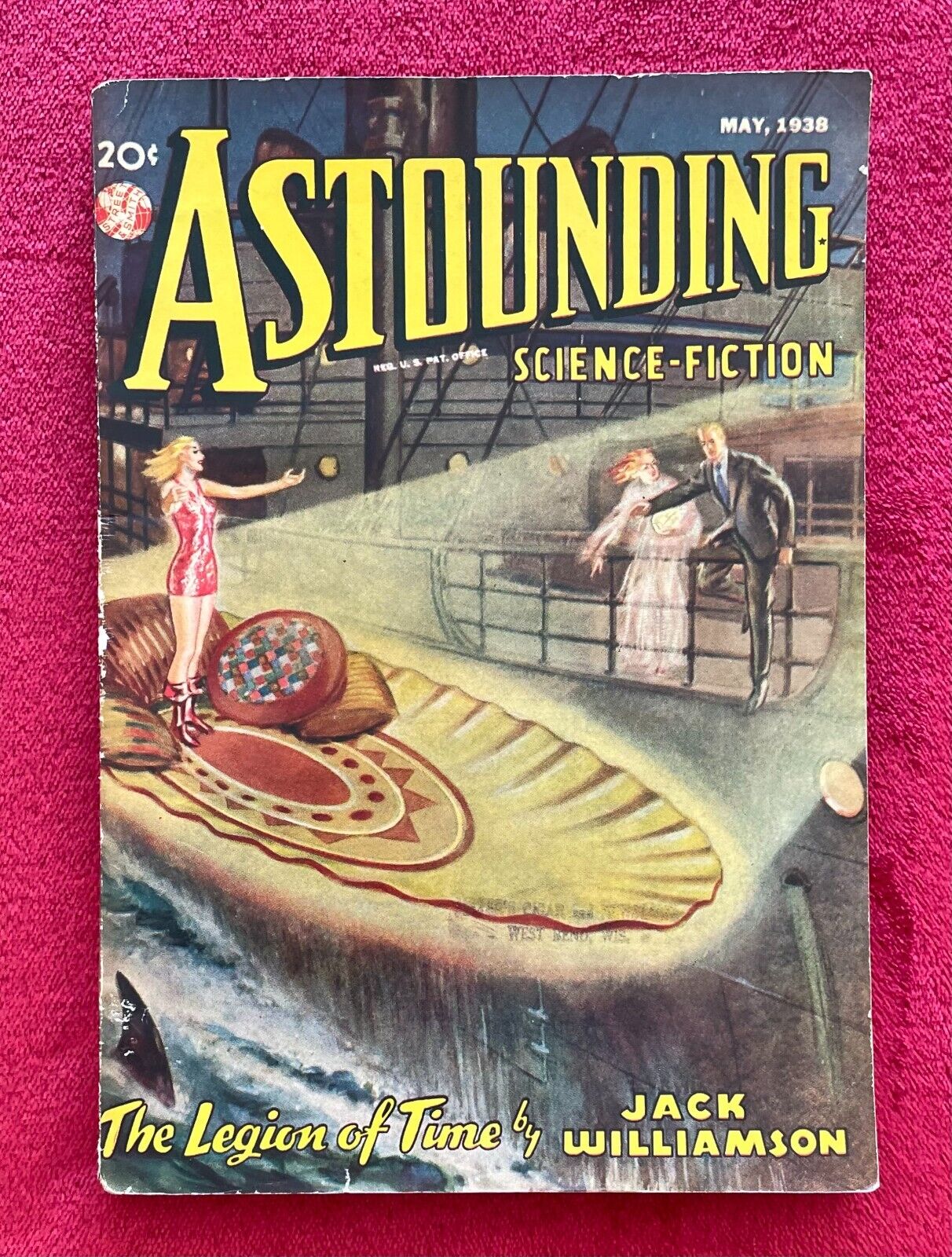ASTOUNDING SCIENCE FICTION MAY 1938 THE LEGION OF TIME &MORE ILLUSTRATED STORIES