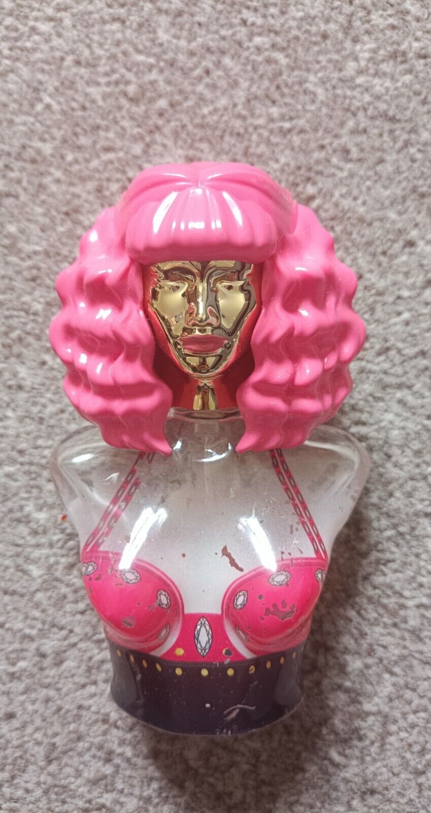 Empty Nicki Minaj Perfume Bottle 30ml Minajesty Rare Vintage Collectables 