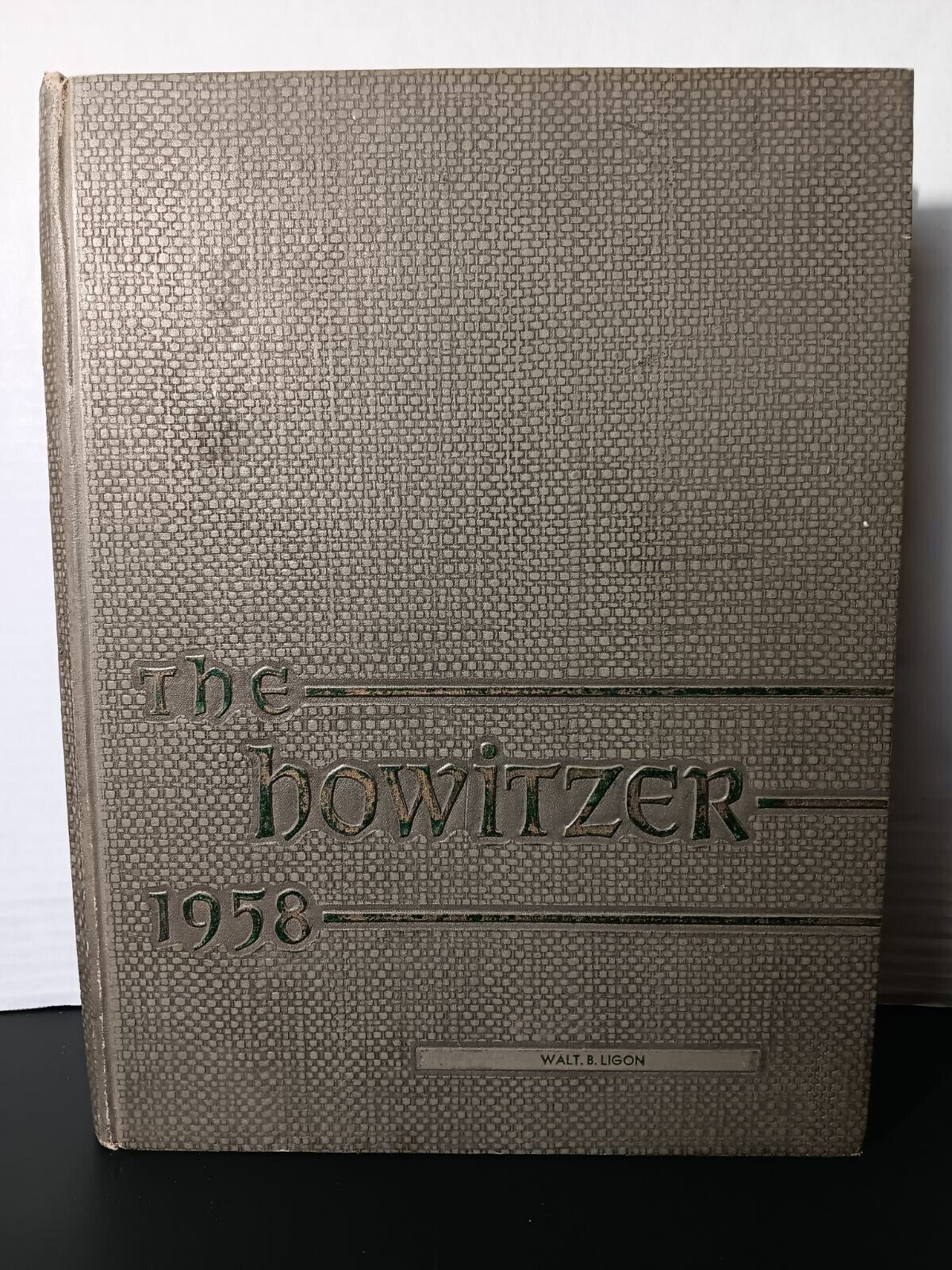 1958 Military Academy Hardcover Yearbook Howitzer West Point Cadet Vintage Book