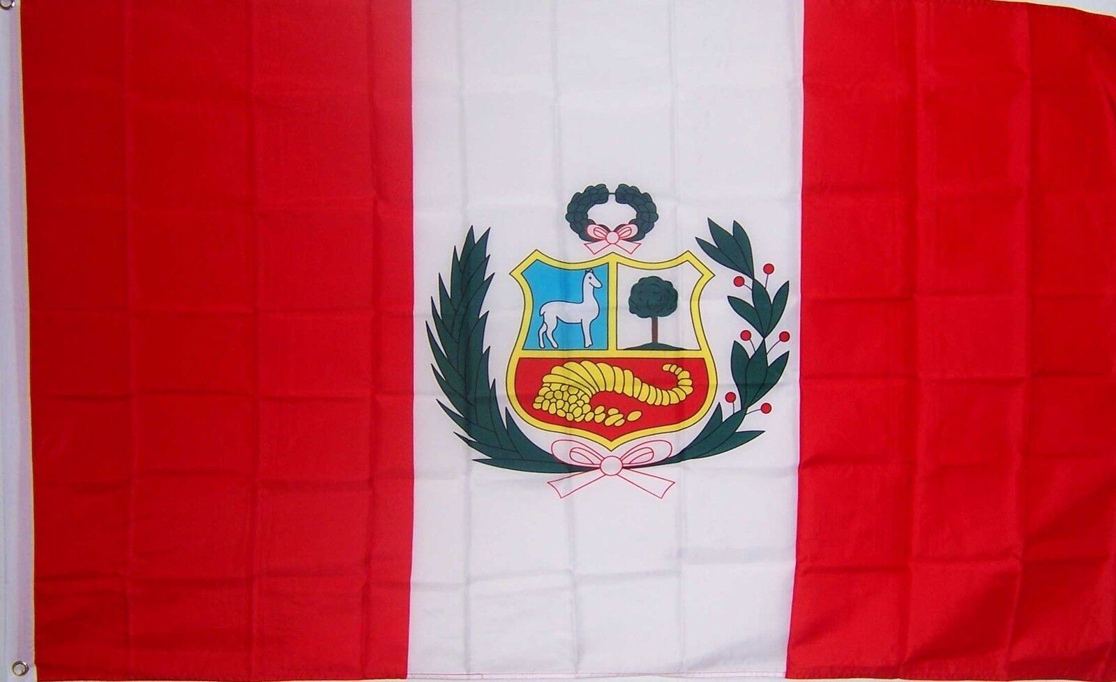 NEW BIG 2x3ft PERU PERUVIAN FLAG better quality usa seller