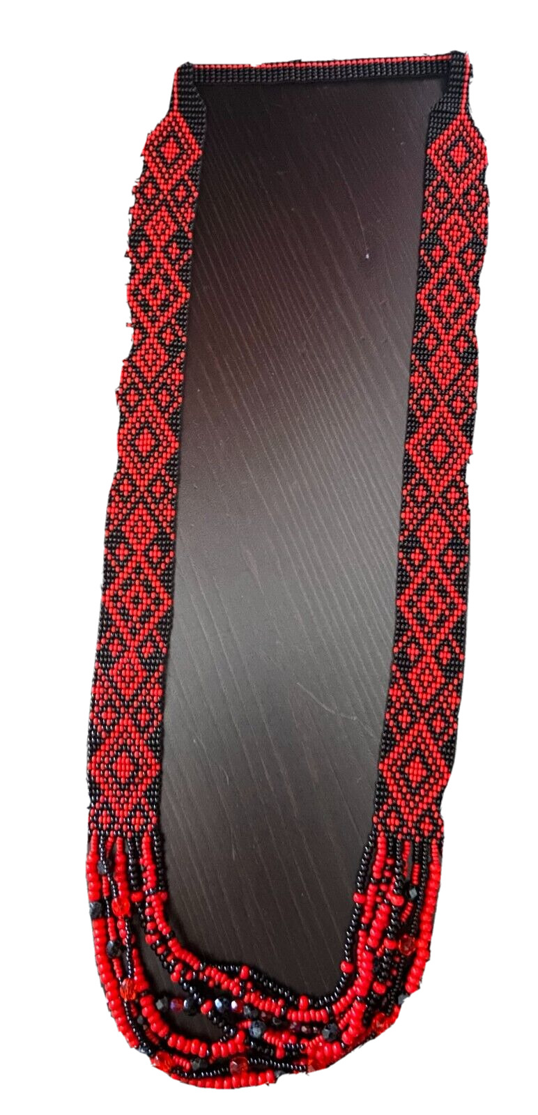 Ukraine Necklace Red & Black