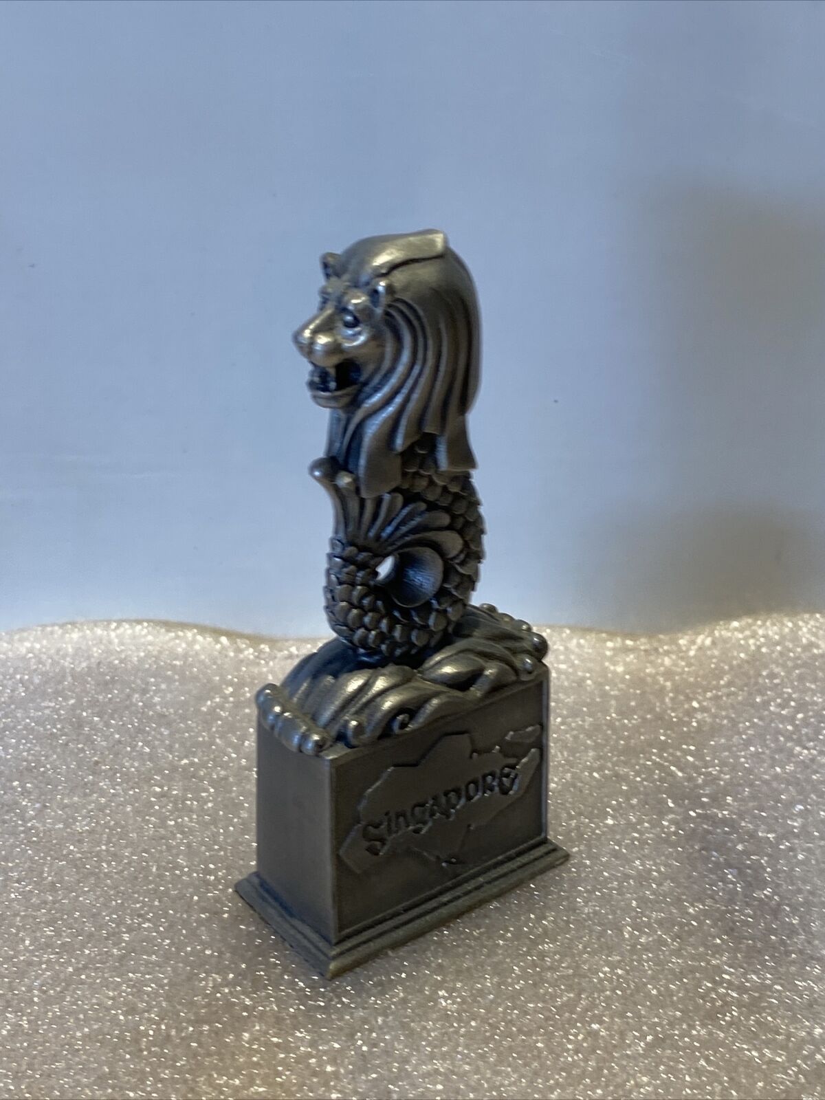 MerLion Singapore Paperweight 3 3/4\'\' Tall Solid Souvenir from Singapore  by Tum
