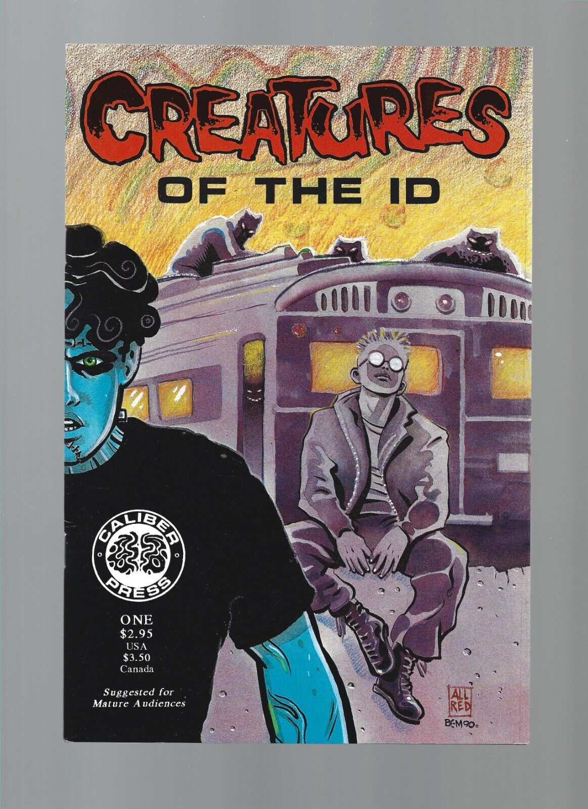 Creatures of the Id #1 first appearance Madman / Caliber Press / Michael Allred