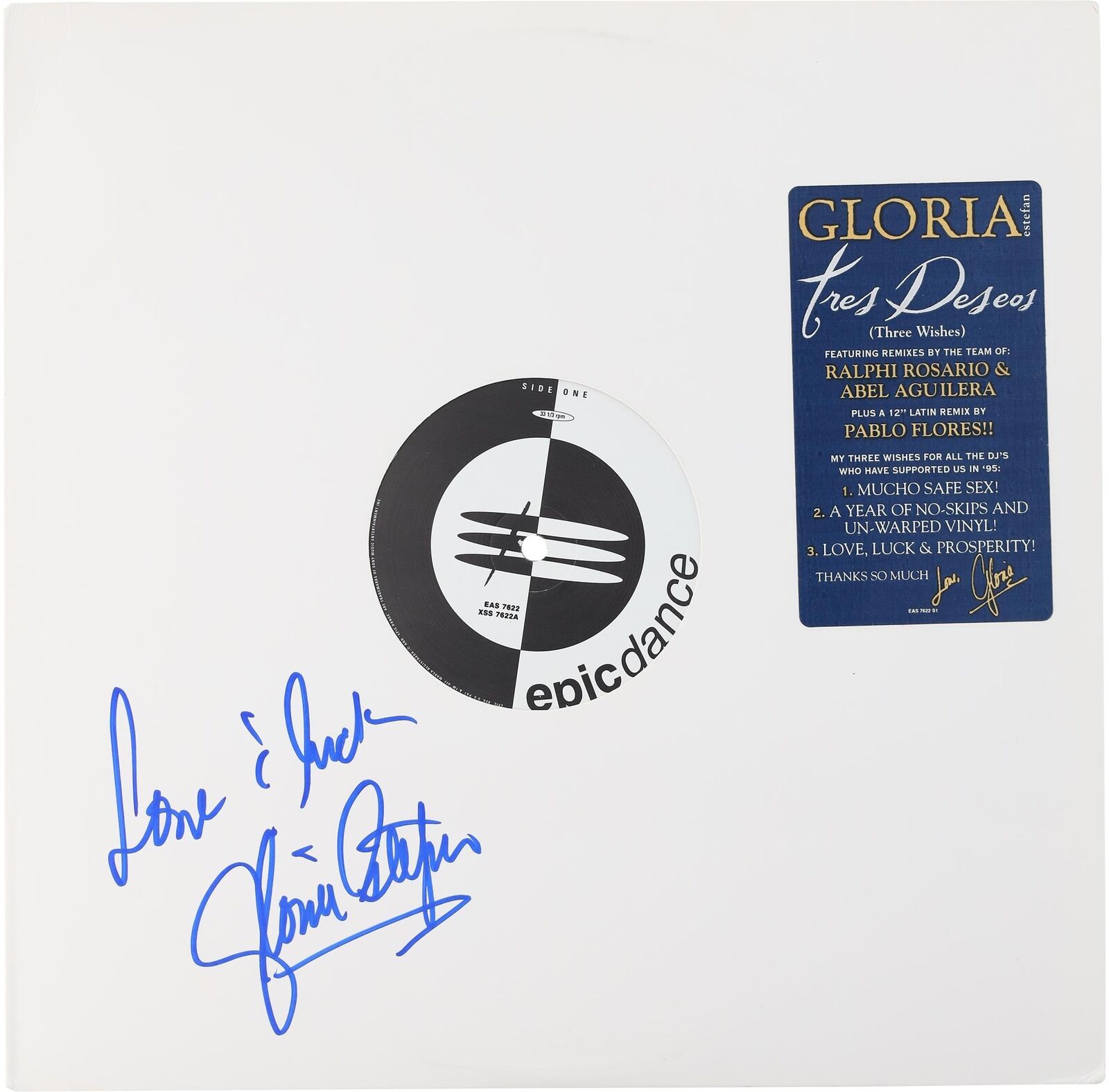 Gloria Estefan Music Album Fanatics Authentic COA Item#10729129